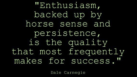 success, enthusiasm, quote