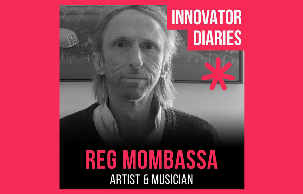 Innovator Diaries, podcast, Reg Mombassa, Artist, Musician, Australia podcast, iTunes, Spotify