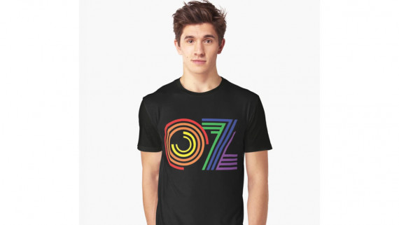 Oz Rainbow, The Oz, Rainbow graphic shirt, graphic shirt, australia shirt