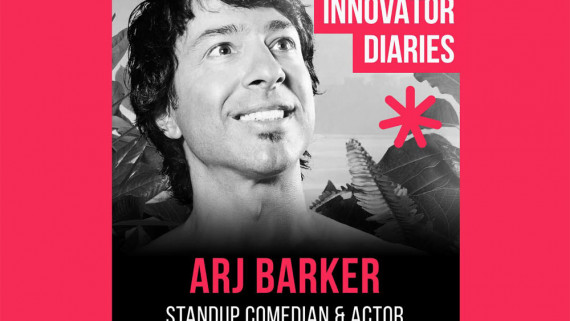 Arj Barker, Innovator Diaries, Flight of the Concghords, Australia podcast, inspiring podcast, stand up comedy, satire