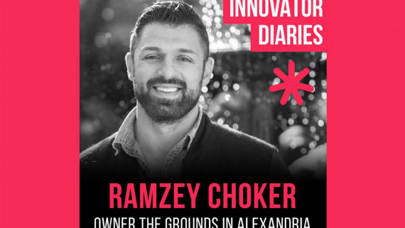Ramzey Choker, Innovator Diaries, podcast episode, Australia podcast, The Grounds in Alexandria, hospitality, Australia restaurant, restaurateur
