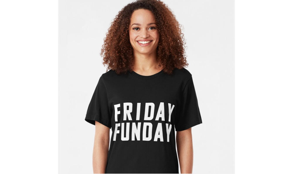 Friday, Friday Funday, Graphic T-shirt, Revolution Australia, Cool Shirt, Aussie Shirt