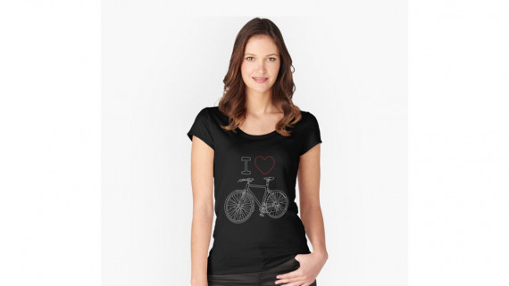 I heart bike, I heart biking, I love biking, Bicycle t-shirt, Biking Shirt, Graphic T-Shirt, Revolution Australia