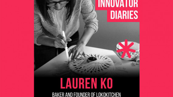 Lauren Ko, Lokokitchen, Innovator Diaries, Australian podcast, podcast episode, innovators, artsy food, geometrical art, food art, Australian baker