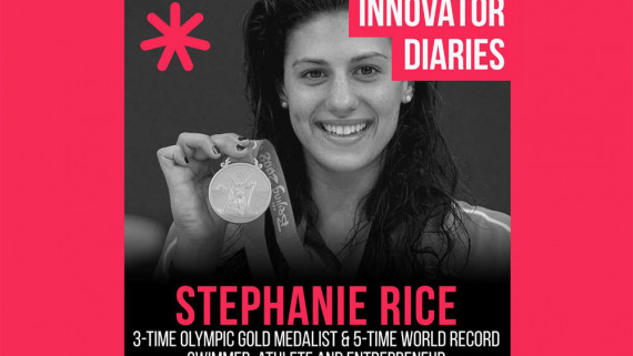 Stephanie Rice, Australian athlete, Olympic medalist, world record holder swimming, professional swimmer, Innovator Diaires, Australian podcast, podcast episode, innovators