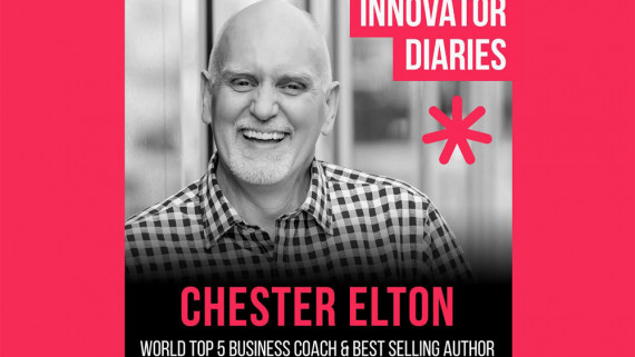 Chester Elton, Top 5 Business Coach, Best Selling Author, Innovator Diaries, Australian podcast, podcast episode, innovator, Leading with Gratitude