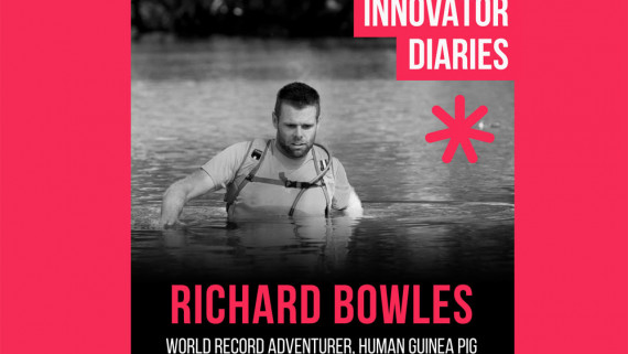 Richard Bowles, World Record Holder, Adventurer, Human Guinea Pig, Innovator Diaries, Australian podcast, podcast episode, innovator