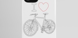 i heart bike, i love bike, biking, cycling, outdoors, outdoor activities, Revolution Australia, Australia design, iPhone case