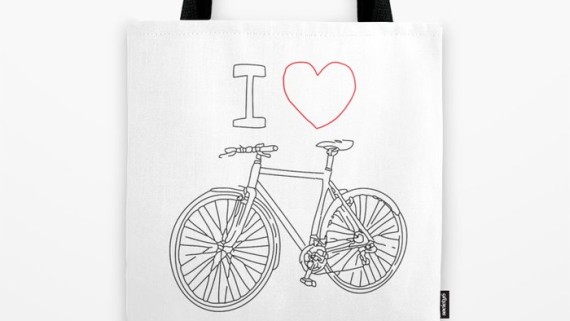 I Heart Bike, Tote Bag, Revolution Australia, Aussie design, tote bag, errands bag, beach bag, lightweight, durable, for him, for her
