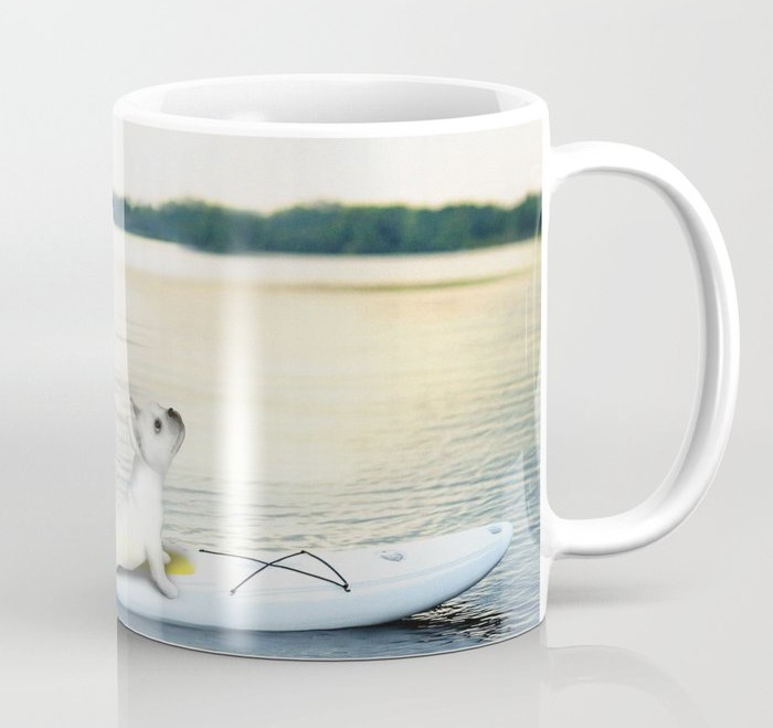 yoga dog, paddleboard, coffee mug, Revolution Australia, Aussie design, TIPS podcast, Bedssi, zen, animal lovers, outdoors, nature